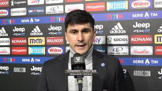 Juventus  Udinese 4  1 I 3 Gennaio 2021 I Intervista Post Forestieri [upl. by Duaner]