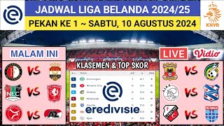 Jadwal Liga Belanda 2024 Malam Ini  GO AHEAD EAGLES vs FORTUNA SITTARD  Live VIDIO [upl. by Nylanej359]