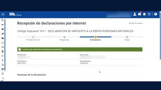 Como Declarar el Impuesto a la Renta Régimen RIMPE negocio popular SRI  Formulario Personas Natural [upl. by Henning]