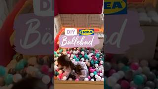 DIY IKEA Bällebad 😍👉🏻 Vom Bett direkt ins Bällebad springen ikea diy room roommakeover [upl. by Bezanson692]