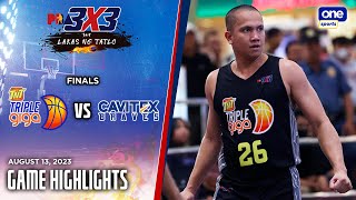 TNT vs Cavitex Finals Highlights  PBA 3x3 Season 3 1st Conference Grand Finals  Aug 13 2023 [upl. by Stromberg697]