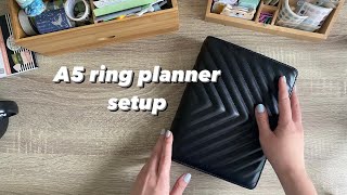 A5 ring planner setup [upl. by Annav105]