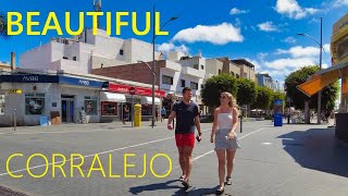 Corralejo FUERTEVENTURA Spain 2024 🇪🇸 🔴 NEW Walking Tour in Canary Islands 4K UHD [upl. by Irtak]