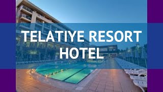 TELATIYE RESORT HOTEL 5 Турция Алания обзор – отель ТЕЛАТИУЕ РЕЗОРТ ХОТЕЛ 5 Алания видео обзор [upl. by Nadirehs]