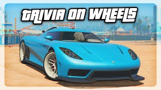 TRIVIA ON WHEELS  A GTA 5 GAMESHOW [upl. by Ilrebmik]