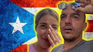 We Cried Coming Here 🥹  Emotional Cubans react to Puerto Rico [upl. by Maletta361]