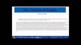 PAU Historia de España Julio 2014  B [upl. by Bael758]