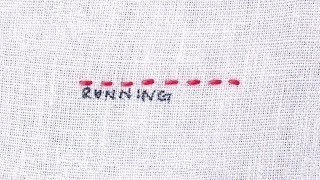 How to do a Running Stitch [upl. by Moishe862]