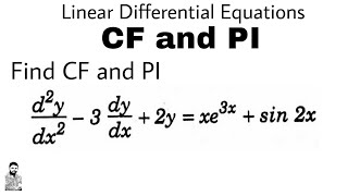 10 CF amp PI  Problem1  DIFFERENTIAL EQUATIONS OF HIGHER ORDER [upl. by Neelear]