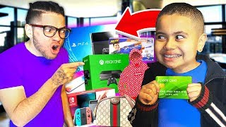 Kid spends 10000 on Brothers Credit Card insane shopping spree  MindOfRez [upl. by Doggett691]