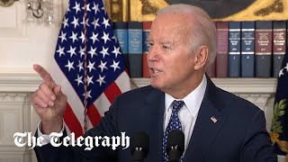 Biden shouts at reporters confuses Mexico with Egypt as he defends mental competence [upl. by Fronia]