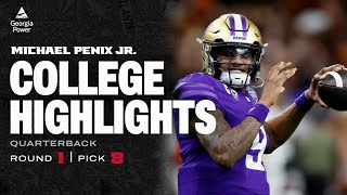 Michael Penix Jr College Highlights  2024 NFL Draft  Atlanta Falcons [upl. by Attiuqaj691]