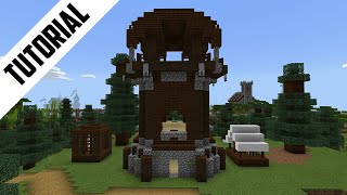 Minecraft How to Build a Pillager Outpost Step By Step [upl. by Thenna171]