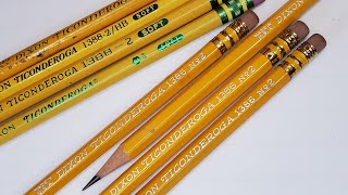 Antique Pencil Review PreWar Dixon Ticonderoga [upl. by Mahsih842]