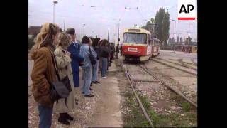 Bosnia  Sarajevo Trams Start Running Again [upl. by Chicoine827]