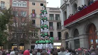 4de9f dels Castellers de Vilafranca a Igualada vídeo 2 [upl. by Noemys]