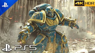 PS5 Warhammer 40K 20 Minutes of Gameplay Demo  ULTRA Realistic Graphics4K60FPSHDRSpace Marine 2 [upl. by Grethel]