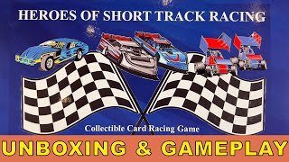 Heroes of Short Track Racing by Vans Games New Version  Unboxing amp Gameplay Tabletop Racing Game [upl. by Hera]