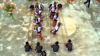 All set for Cheraw dance  The exotic folk dance of Mizoram [upl. by Lucy]