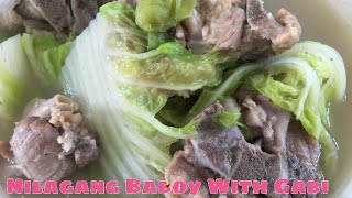 How To Cook Nilagang Baboy with Gabi Recipe [upl. by Norrabal]