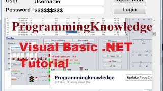 Visual Basic NET Tutorial 55  How to login to a website using VBNET [upl. by Hooke451]