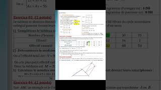 Correction examen regional math 3ème année collège  الاستعداد للامتحان الجهوي [upl. by Reinke229]