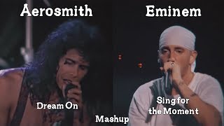 Eminem X Aerosmith  Sing for the MomentDream On Mashup HQ Remake [upl. by Semadar]