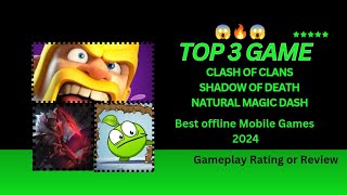 Top 3 Best offline games for Android 2024 🔥💯 [upl. by Ekaterina]