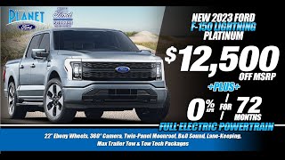 New 2023 Ford F150 Lightning EV  12500 OFF PLUS 0 APR for 60m  Ford Dealer in Dallas TX [upl. by Ynatterb479]