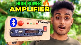 200 Watt Hifi Powerful Amplifier🔥  How to Make Amplifier at Home [upl. by Renrut23]