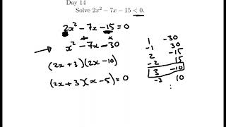 Further Maths GCSE 30 day countdown  Day 15 [upl. by Eletnahc858]