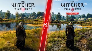 The Witcher 3 Next Gen vs Original  Direct Comparison Attention to Detail amp Graphics 4K [upl. by Clementia]