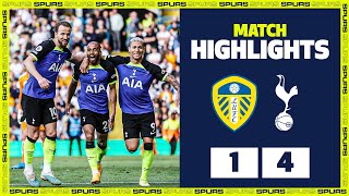 LEEDS 14 SPURS  HIGHLIGHTS  Kane Lucas and Pedro Porro goals send Leeds down [upl. by Bruner]