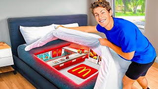 I Built a SECRET McDonalds in My Room [upl. by Dawaj]