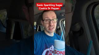 Sonic Sparkling Sugar Cookie Dr Pepper review sodatastetest sonicdrivein drpepper sugarcookies [upl. by Hanway]