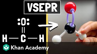 Molecular geometry VSEPR theory  Chemistry  Khan Academy [upl. by Eltsyrhc158]