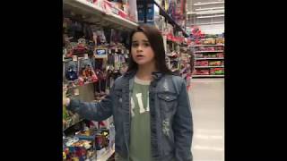 girl throws tantrum in walmart part3 Random kid follows us around [upl. by Onateag]