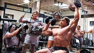 Arnold’s Old School Shoulder Workout for Boulder Shoulders [upl. by Arytas]