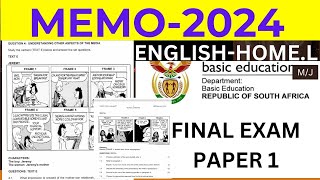 2024 MEMO P1 ENGLISH HOME LANGUAGE P1 GRADE 12 FINAL EXAMS MAYJUNE THUNDEREDUC [upl. by Marcus598]