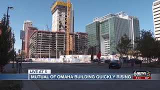 Mutual of Omaha officials provide update on downtown tower construction progress [upl. by Patric]