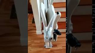 Merits Stairlift Folding Rail  Up [upl. by Sidonie]