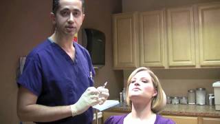 Botox injection to upper lip to decrease gum show quotgummy smilequot or smokers lines [upl. by Downey179]