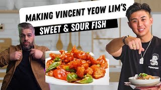 Making Vincent DimSimLims Sweet amp Sour Fish [upl. by Marie-Jeanne]