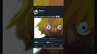 Sabo after Aces death anime onepiece 4k edit [upl. by Dlorag]