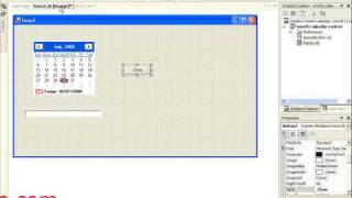 Month Calendar Control in Vbnet  wingslive [upl. by Gnex344]