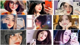 💥 Stylish selfie poses for girls dps 🥰 photo poses 😌 cute girl dps 🤩 beauty 🤩stylishdps [upl. by Asirak42]