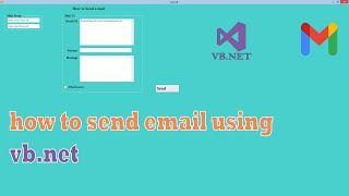 how to send email using vbnet  2024 [upl. by Weatherley]