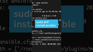 Install Ansible in Fedora ansible linux fedora [upl. by Marba]