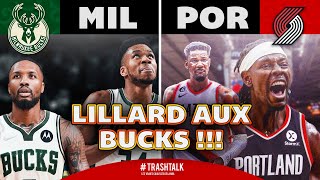 Damian Lillard à Milwaukee  retour sur le transfert de lannée en NBA [upl. by Ydarg]