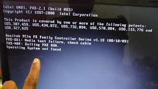 Intel UNDI PXE21 build 083Copyright C 19972000 Intel Corporation Problem Windowsmacnitesh [upl. by Aihpledalihp]